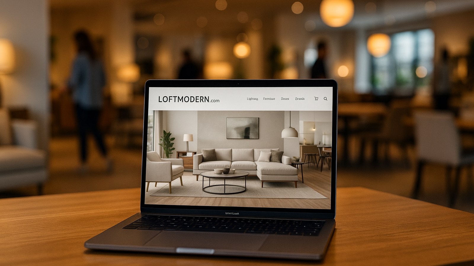 LoftModern — laptop in furniture store